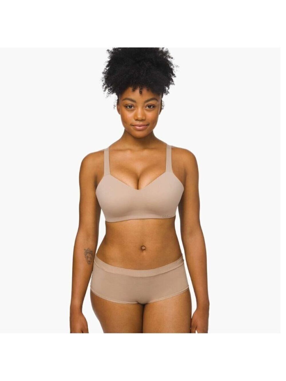 Lululemon Soft Sand Light Tan Hold True Bra 34DD